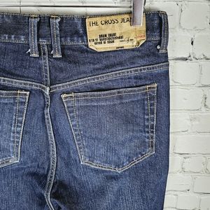 THE CROSS | slim fit high rise denim jeans